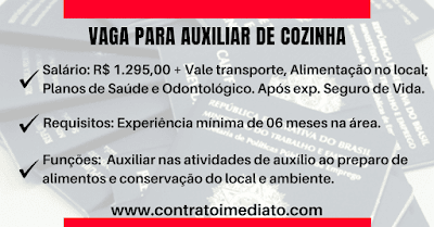 auxiliar de cozinha em curitiba enviar cv