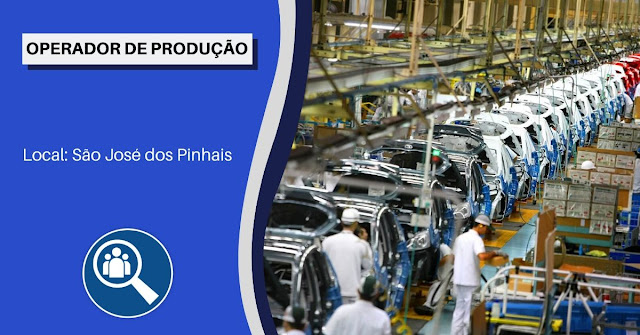 operador de produção operador de produção em são josé dos pinhais
