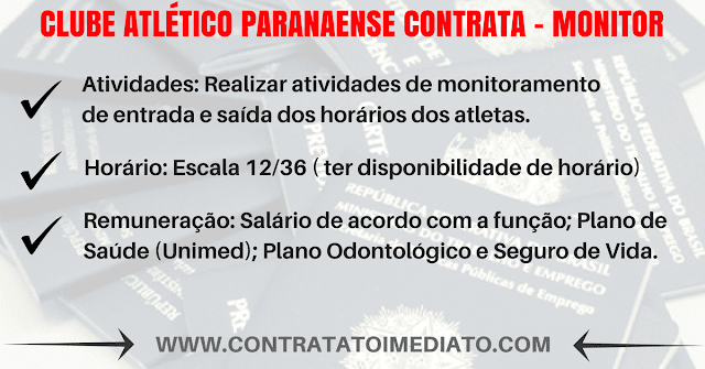 vagas no atlético paranaense vagas no atlético paranaense
