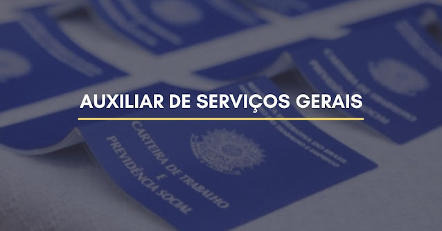 auxiliar de serviços gerais auxiliar de serviços gerais