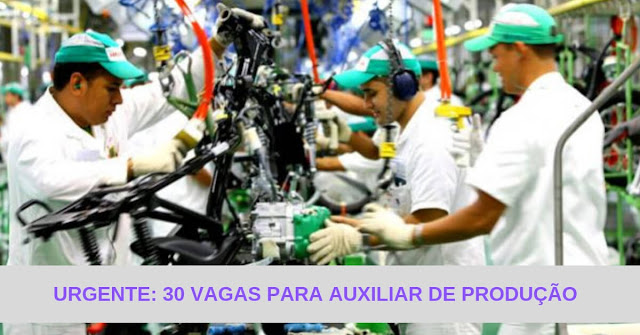 auxiliar de produção auxiliar de produção