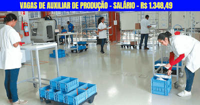vagas de auxiliar de produção cadastrar curriculo