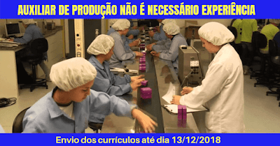 auxiliar de produção auxiliar de produção