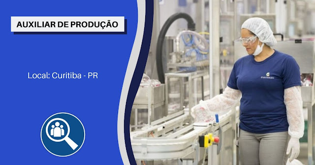 auxiliar de produção auxiliar de produção em curitiba