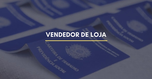 vendedor de loja vendedor de loja