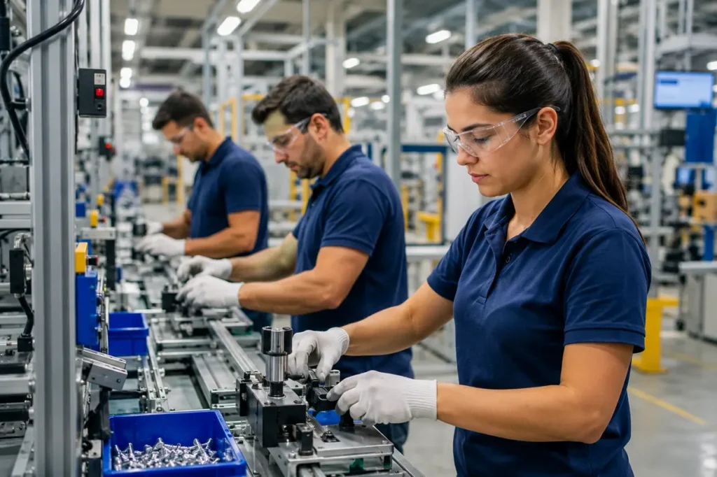 operador de produção com ou sem experiência